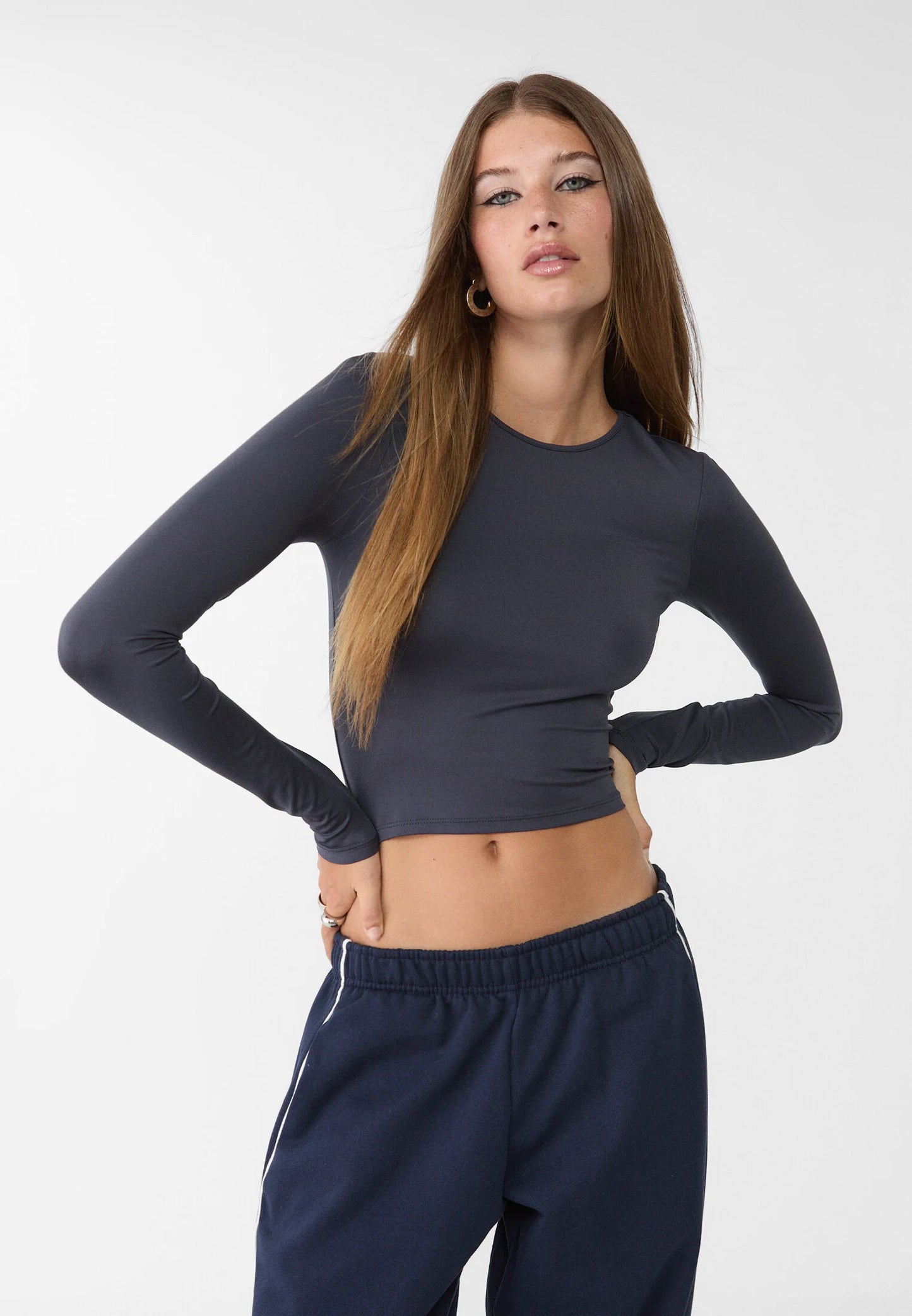 Langarmshirt-Top