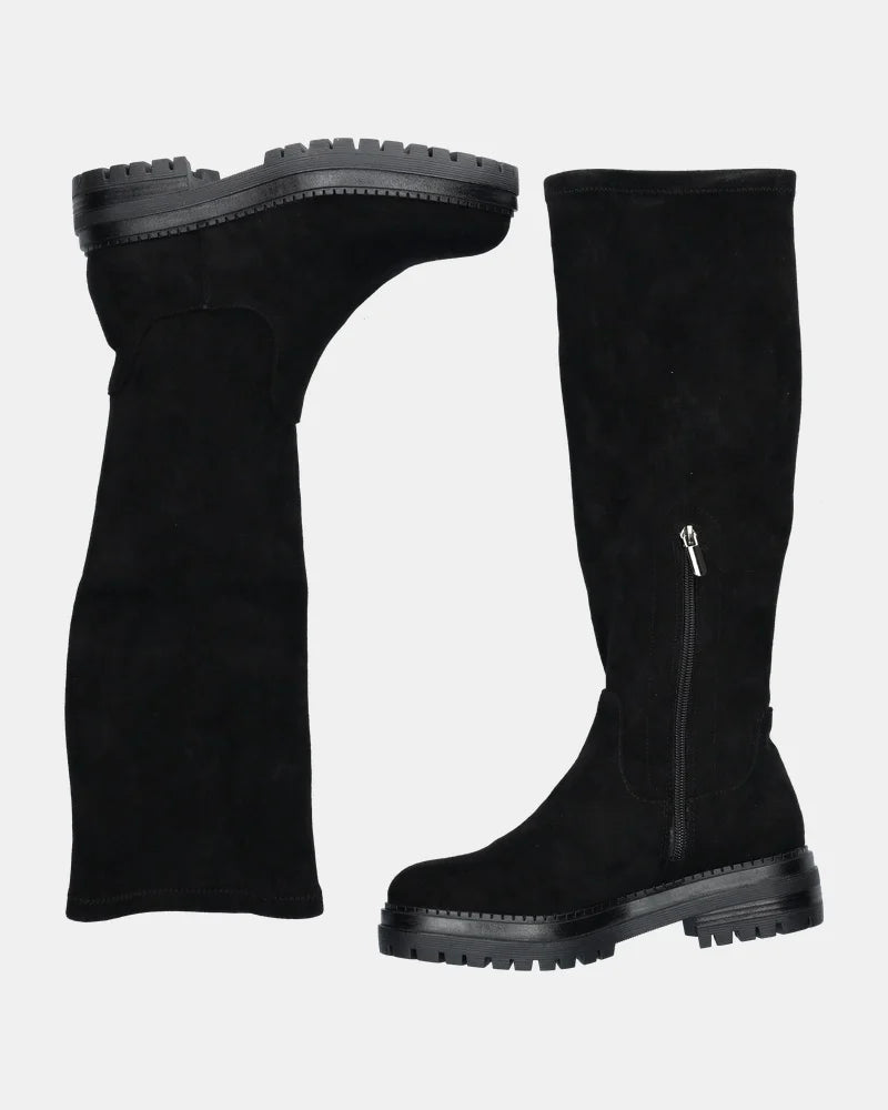 Hohe Stiefel - schwarz