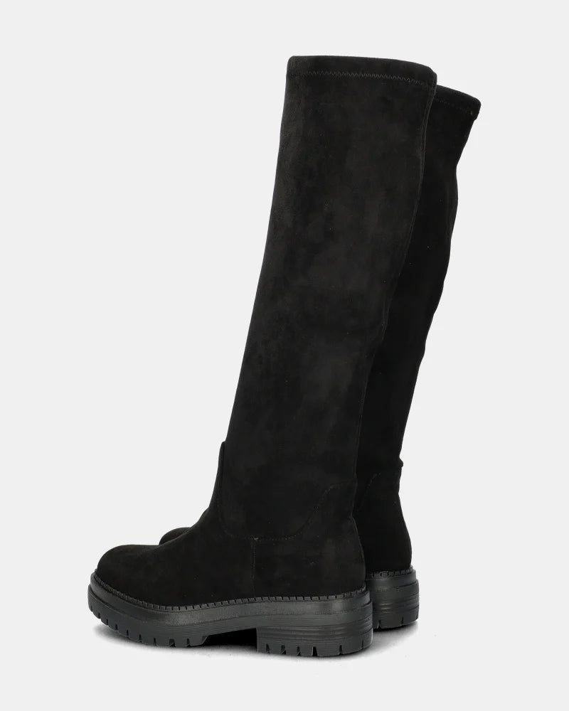 Hohe Stiefel - schwarz