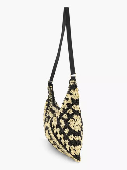 Beige Strandtasche