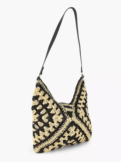 Beige Strandtasche