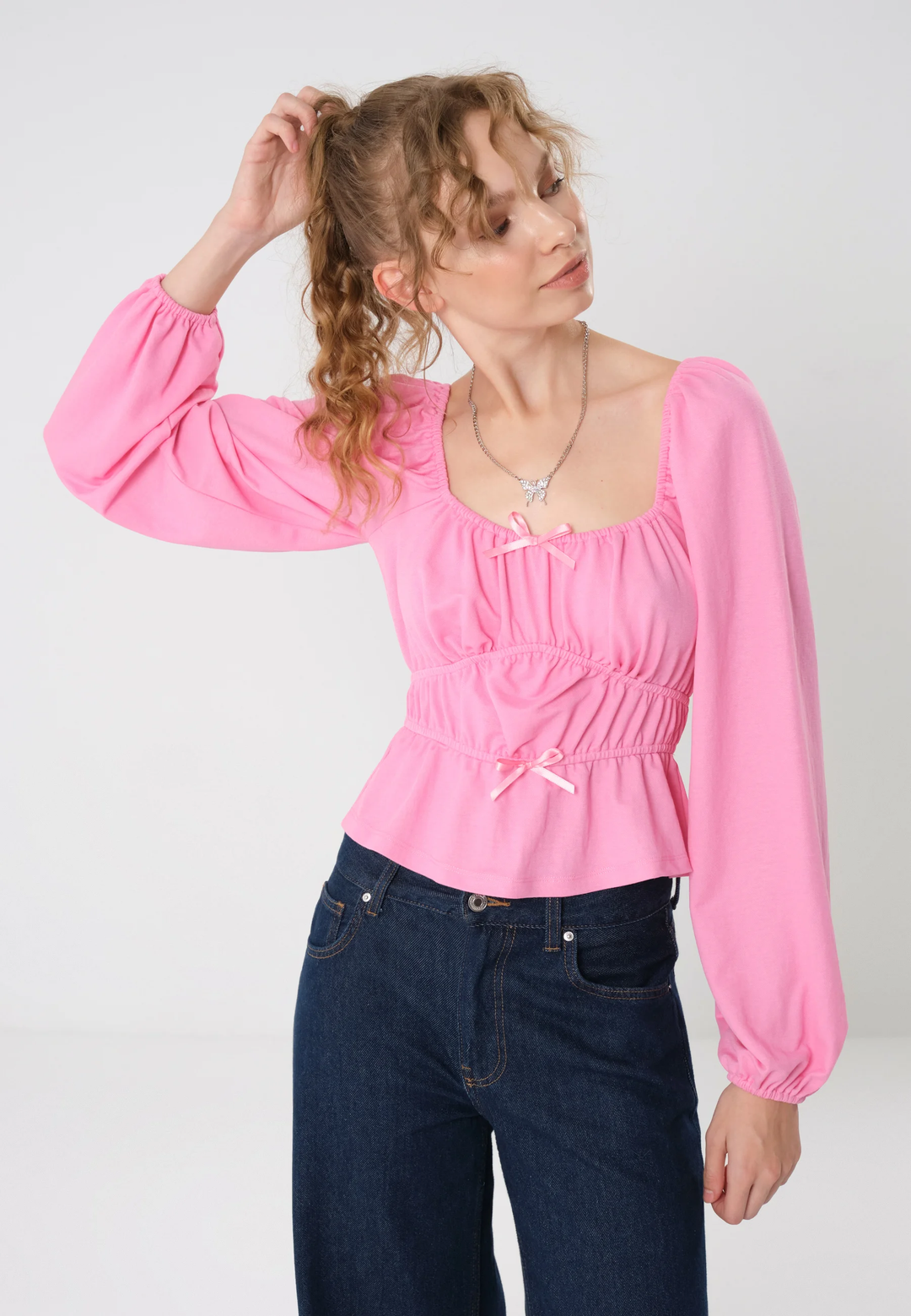 Rose Langarmshirt