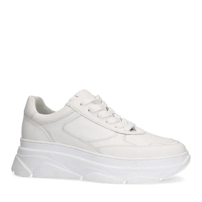 Weiße Leder-Sneakers