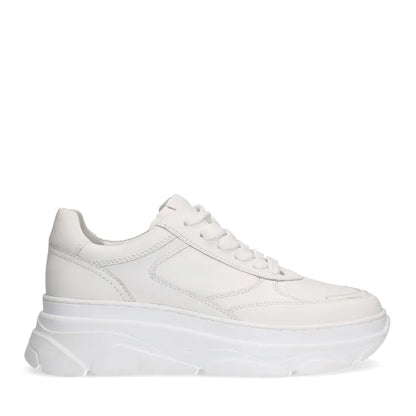 Weiße Leder-Sneakers