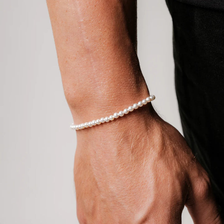 GoldenGrace Perlenarmband (weiß)
