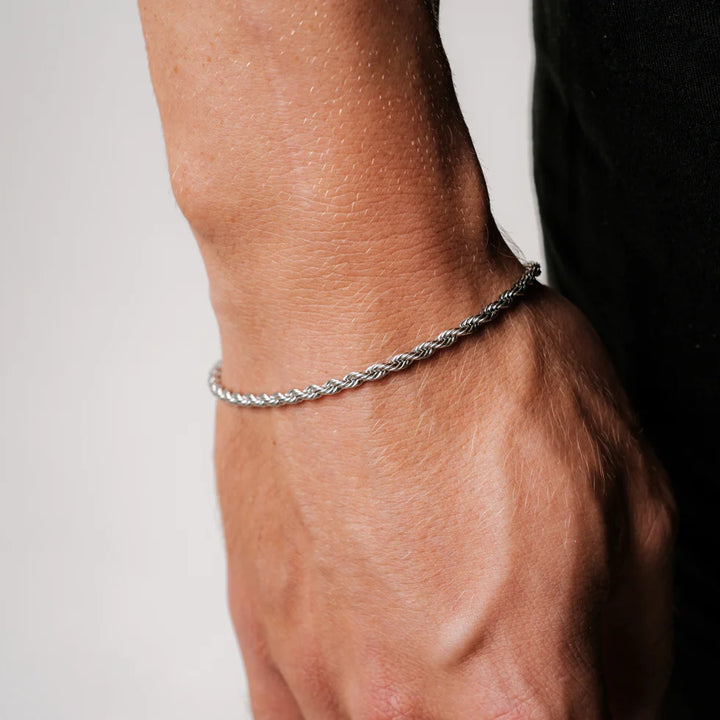 GoldenGrace Rope Armband (Silber)
