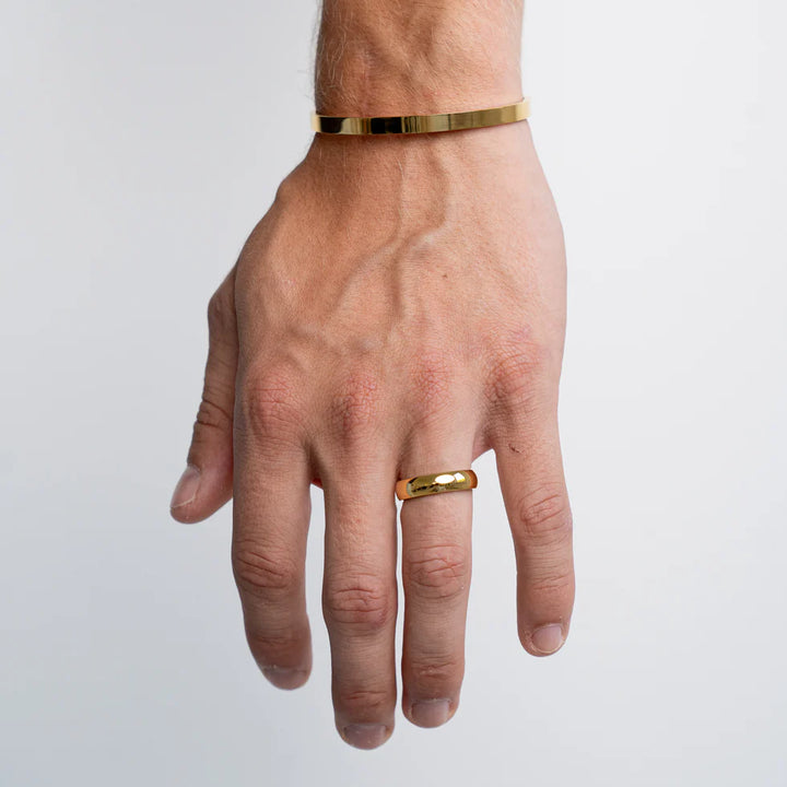 GoldenGrace Runder Bandring (Gold)