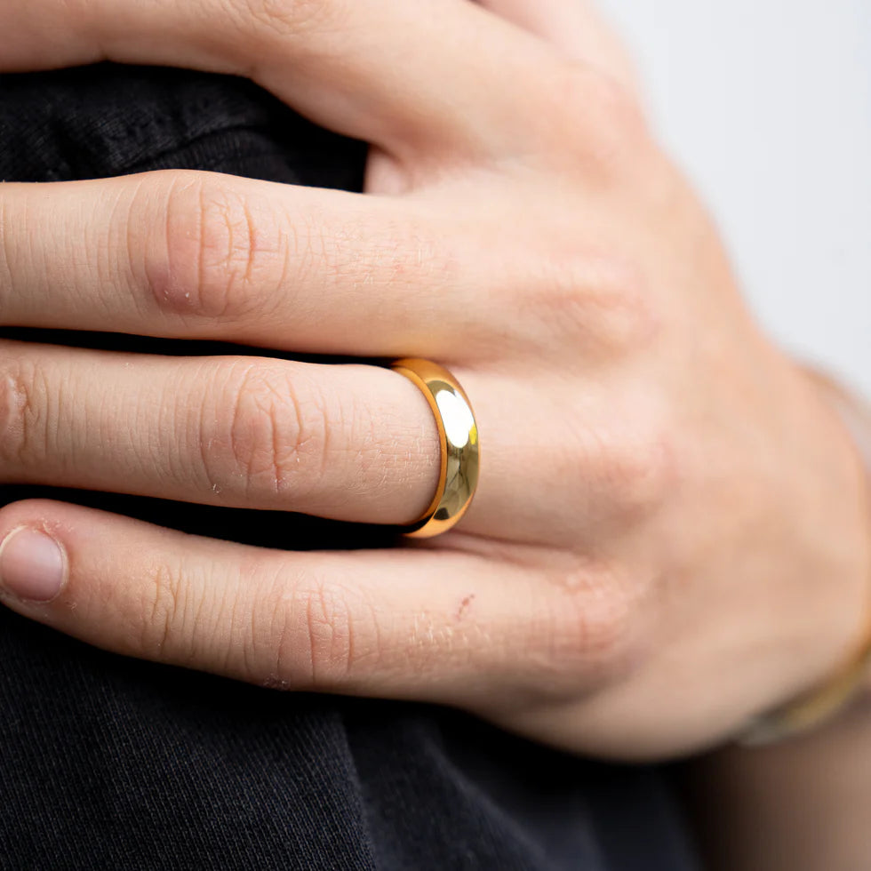 GoldenGrace Runder Bandring (Gold)