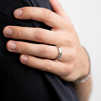 GoldenGrace Runder Bandring (Silber)