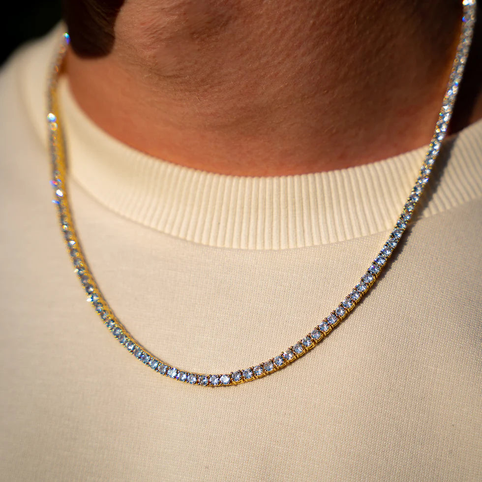 Tennis Kette (Gold)