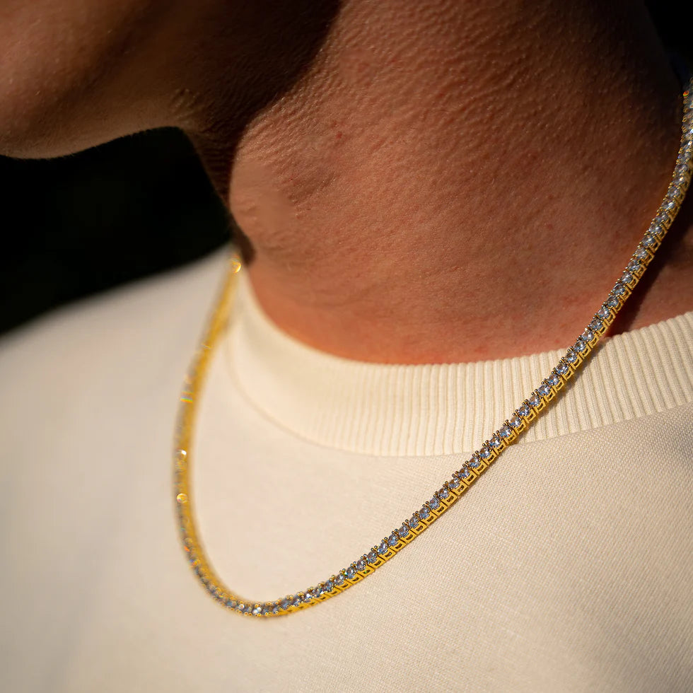 Tennis Kette (Gold)