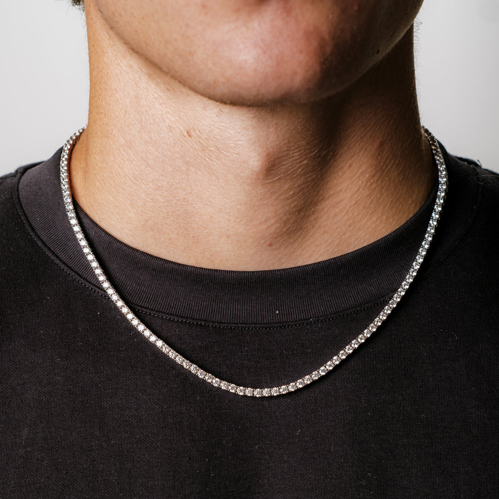 GoldenGrace Tennis Kette (Silber)