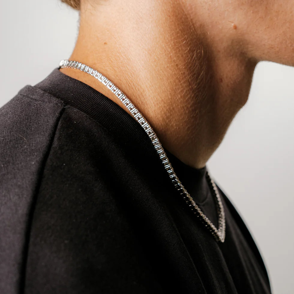 Tennis Kette (Silber)