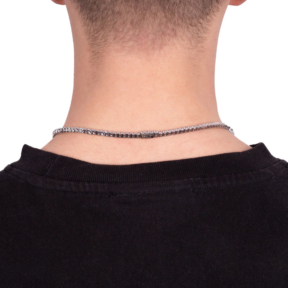 Tennis Kette (Silber)