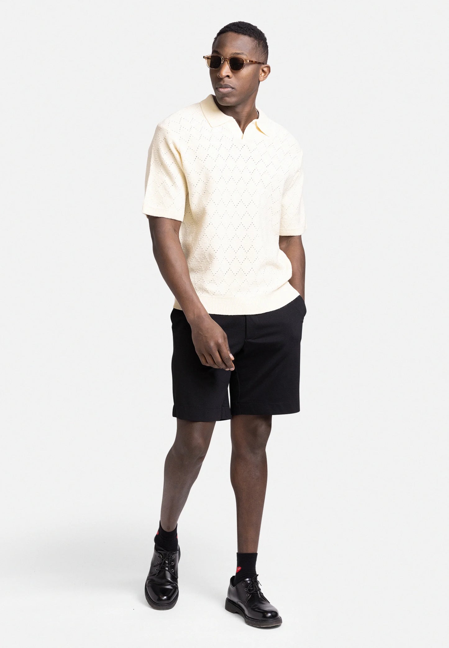 Poloshirt - Creme