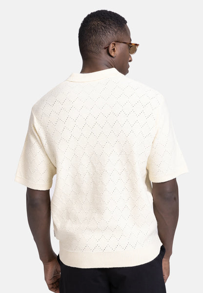 Poloshirt - Creme