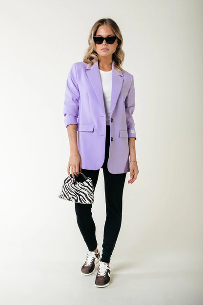 Oversized Blazer lila