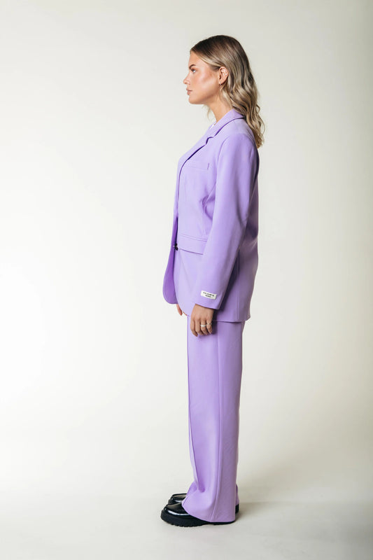 Oversize Blazer lila