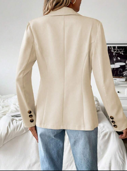 Goldengrace Beige Blazer